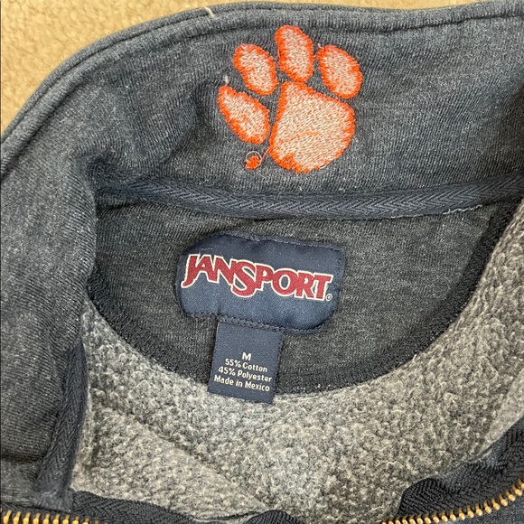 Clemson Navy Women’s Quarter Zip - Picture 2 of 4